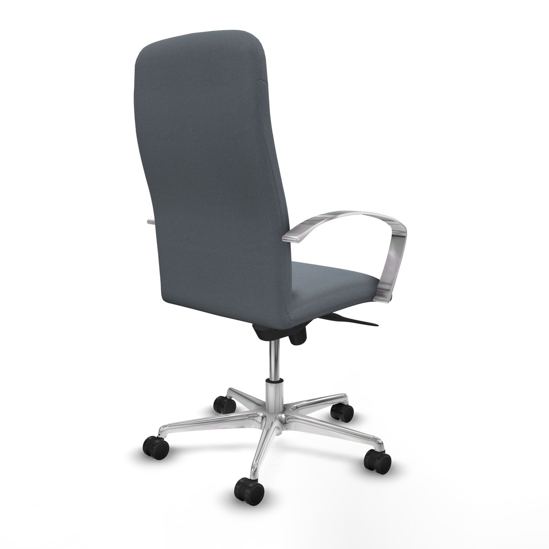 Modern Office Chair 3D Model – Low Poly Ergonomic Design, FBX & OBJ - View 8