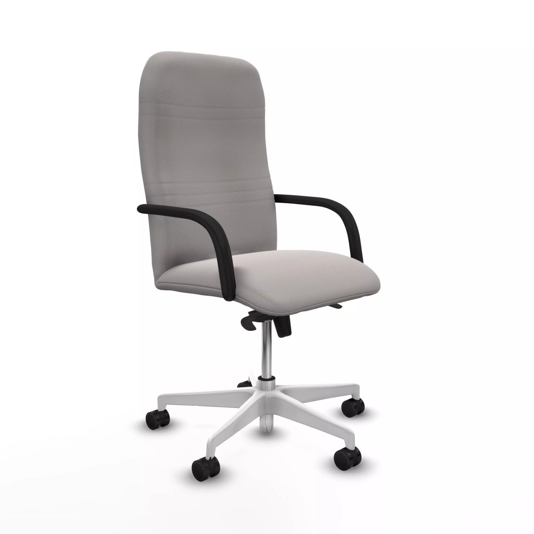 Modern Office Chair 3D Model – Low Poly Ergonomic Design, FBX & OBJ - View 2