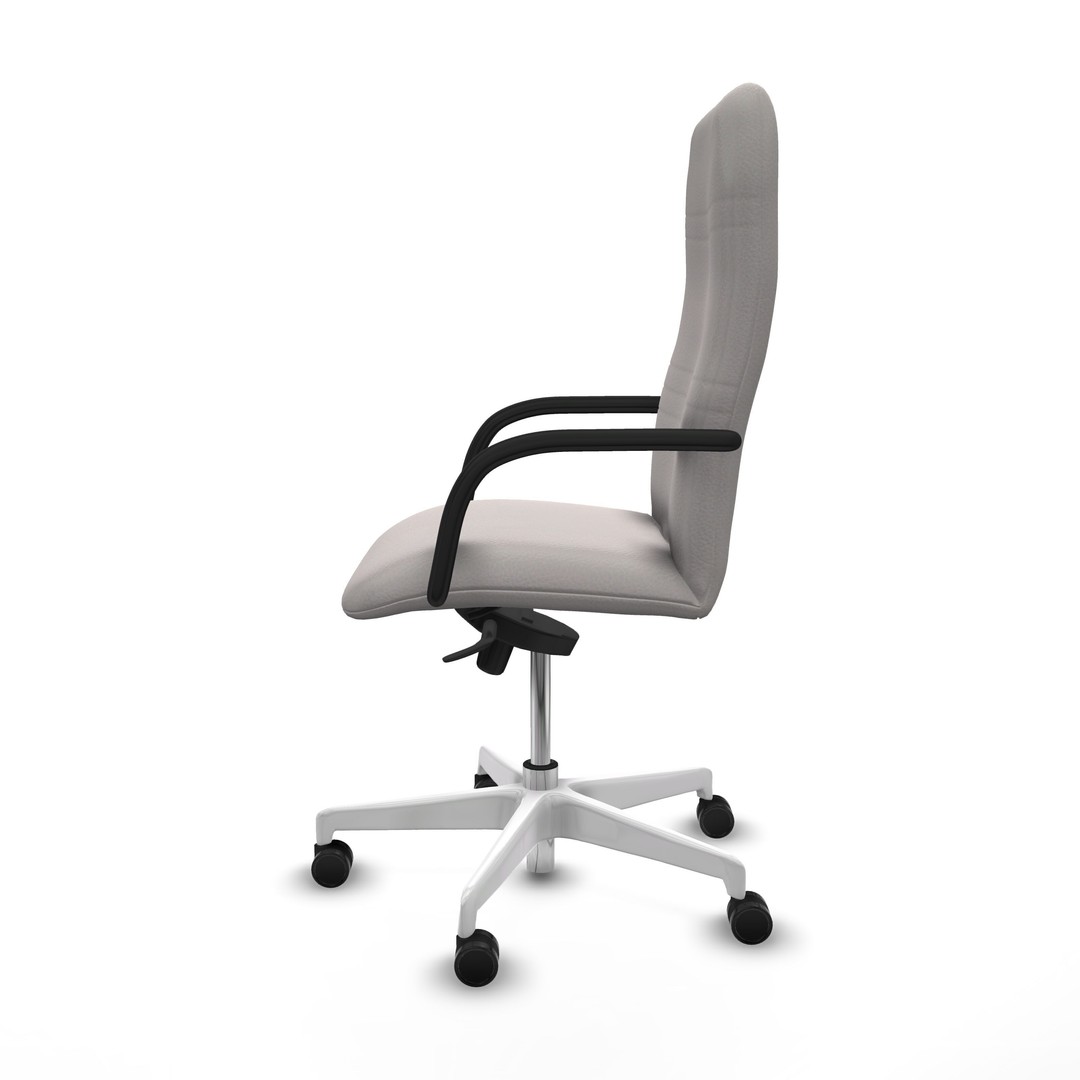 Modern Office Chair 3D Model – Low Poly Ergonomic Design, FBX & OBJ - View 5
