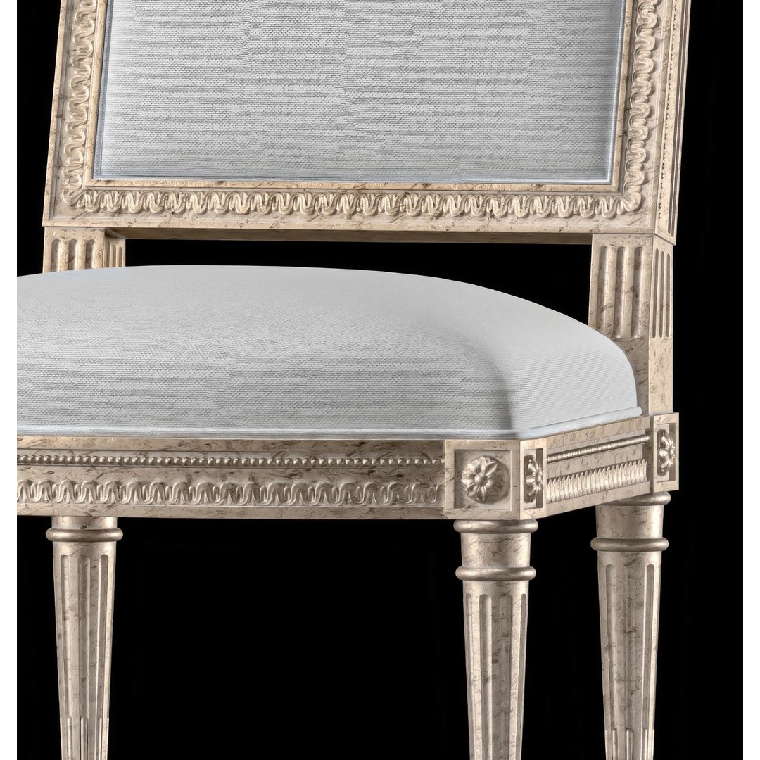 Ebanista Colette Chairs 3D Model – Classic Furniture Set, FBX - View 8