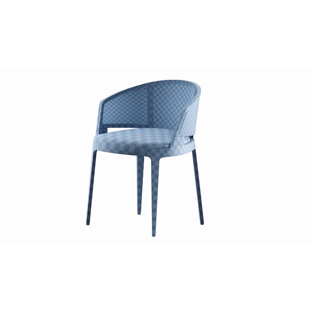 Velis Cane 3D Model – Modern Chair with Textures and UV Mapping