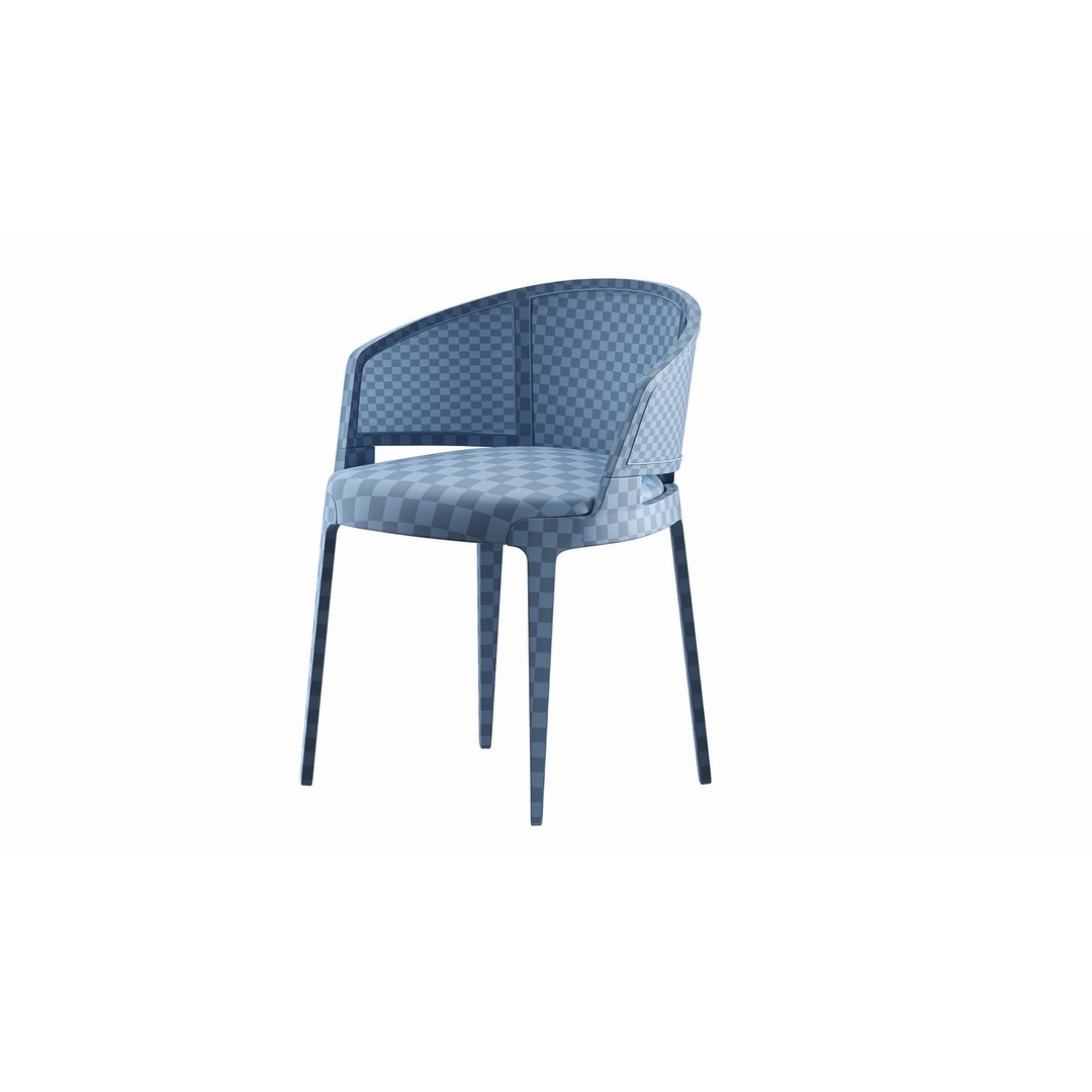 Velis Cane 3D Model – Modern Chair with Textures and UV Mapping - View 6