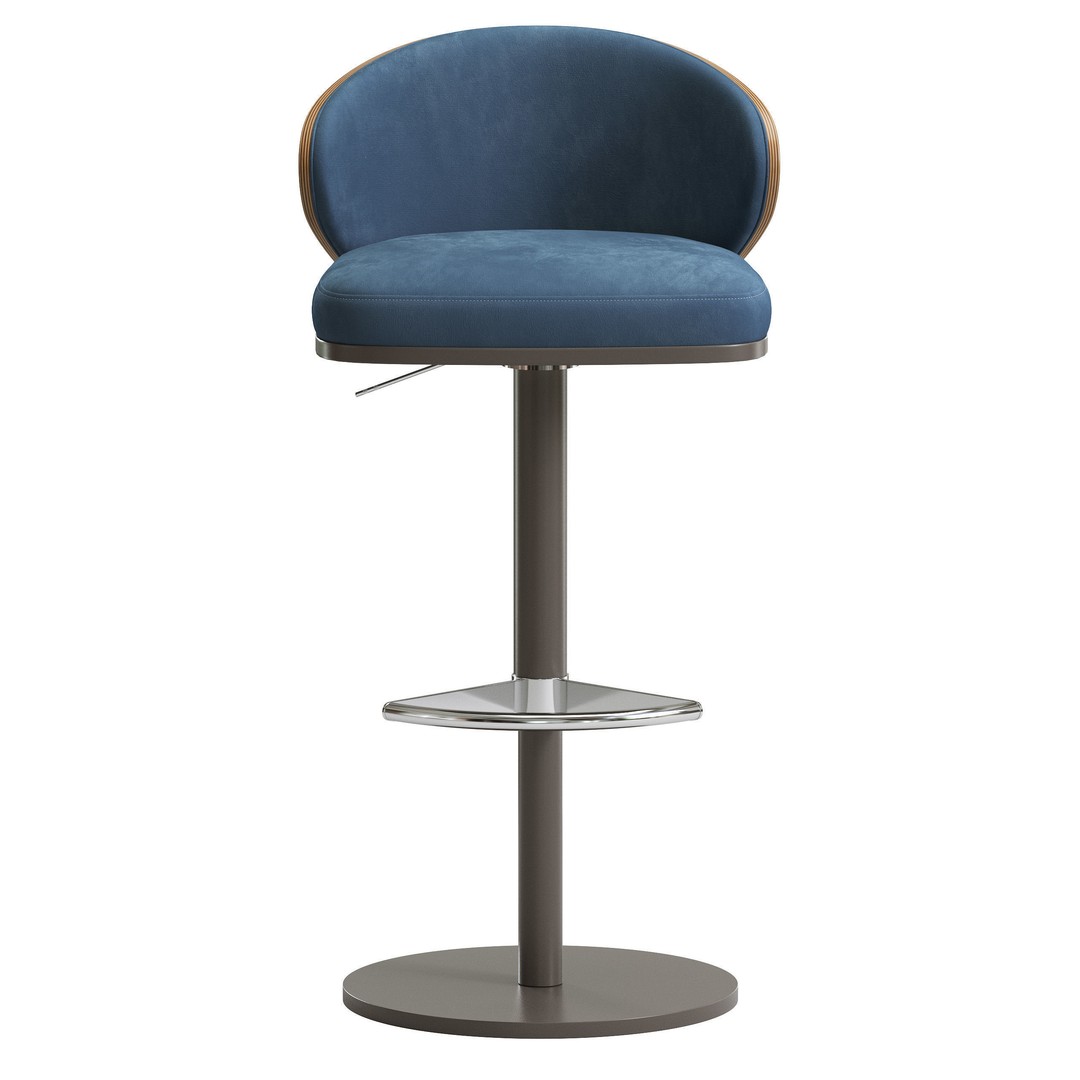 Barstool 3D Model – High Poly Game Asset, FBX, PBR Textures - View 3