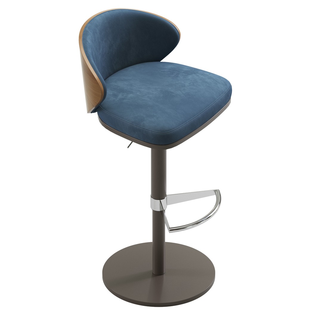 Barstool 3D Model – High Poly Game Asset, FBX, PBR Textures - View 4