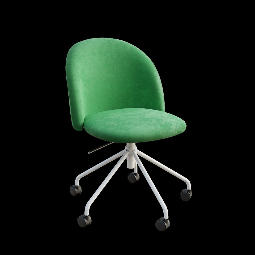 Conference Chair 3D Model – High Poly PBR Asset, Blender, FBX, OBJ - View 13