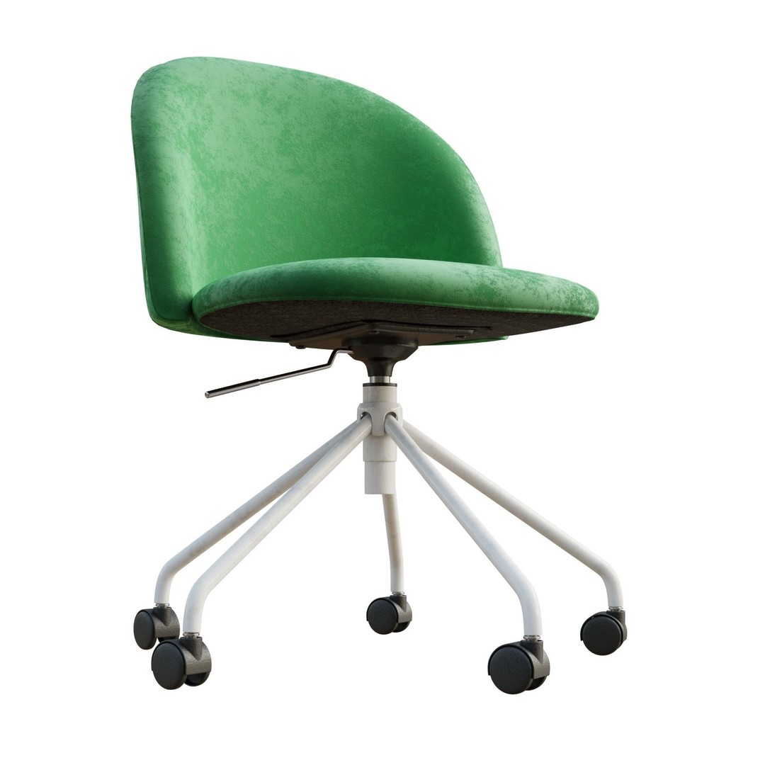 Conference Chair 3D Model – High Poly PBR Asset, Blender, FBX, OBJ - View 14