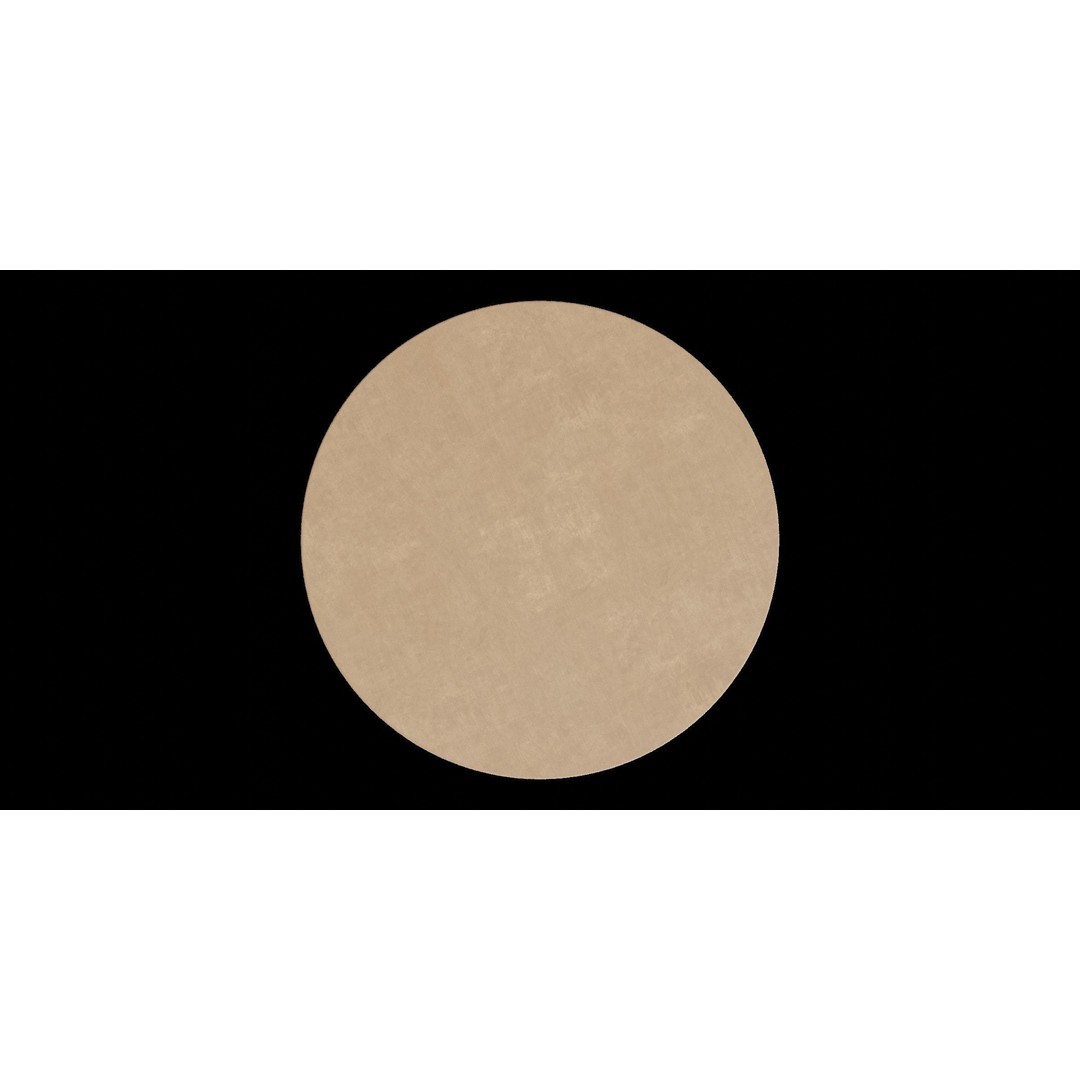 Round Wooden Table 3D Model – Transitional Style, Low Poly, FBX - View 9