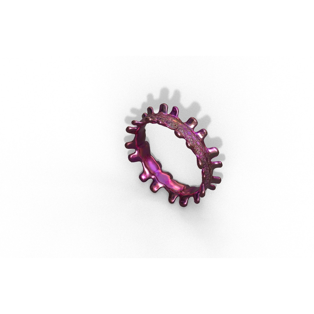 Generic Ring 3D Model – Low Poly PBR Asset for Games & VR - View 11