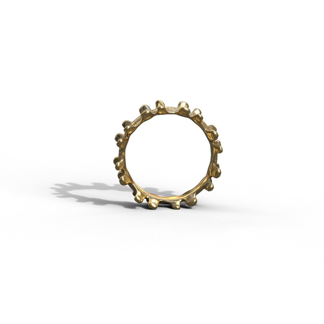 Generic Ring 3D Model – Low Poly PBR Asset for Games & VR - View 19