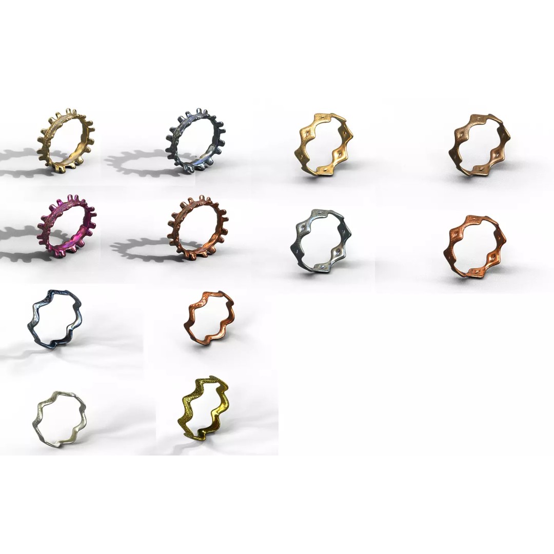 Generic Ring 3D Model – Low Poly PBR Asset for Games & VR - View 2