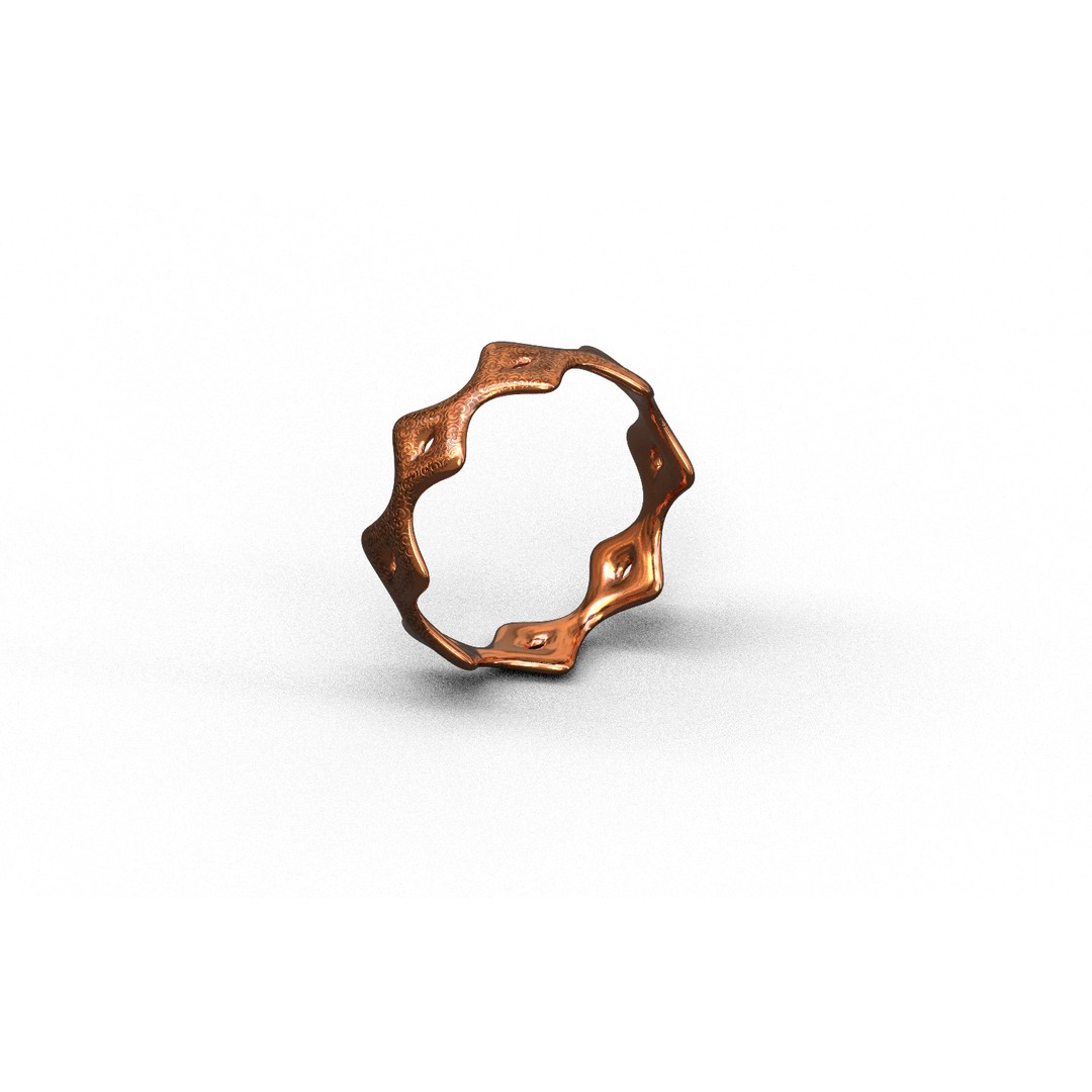 Generic Ring 3D Model – Low Poly PBR Asset for Games & VR - View 34