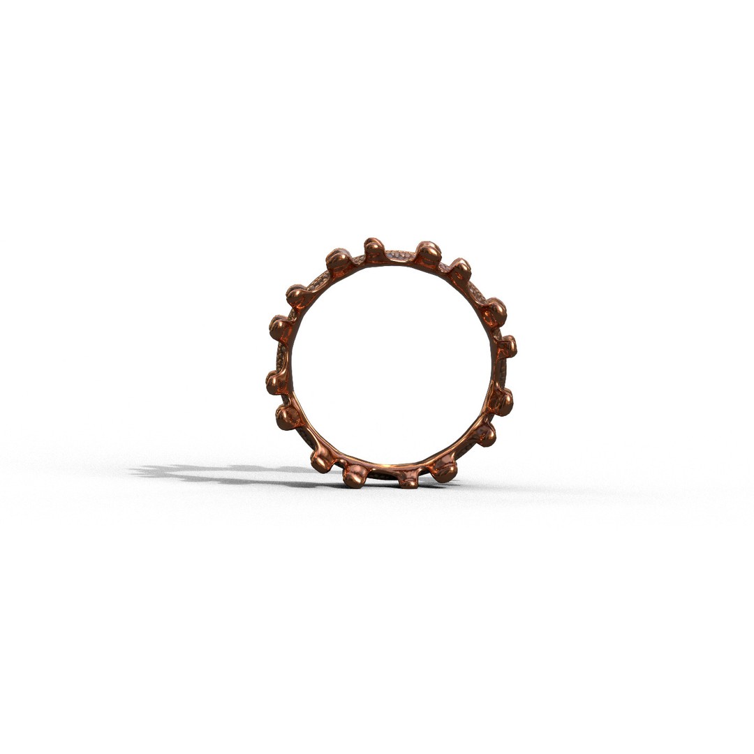 Generic Ring 3D Model – Low Poly PBR Asset for Games & VR - View 4