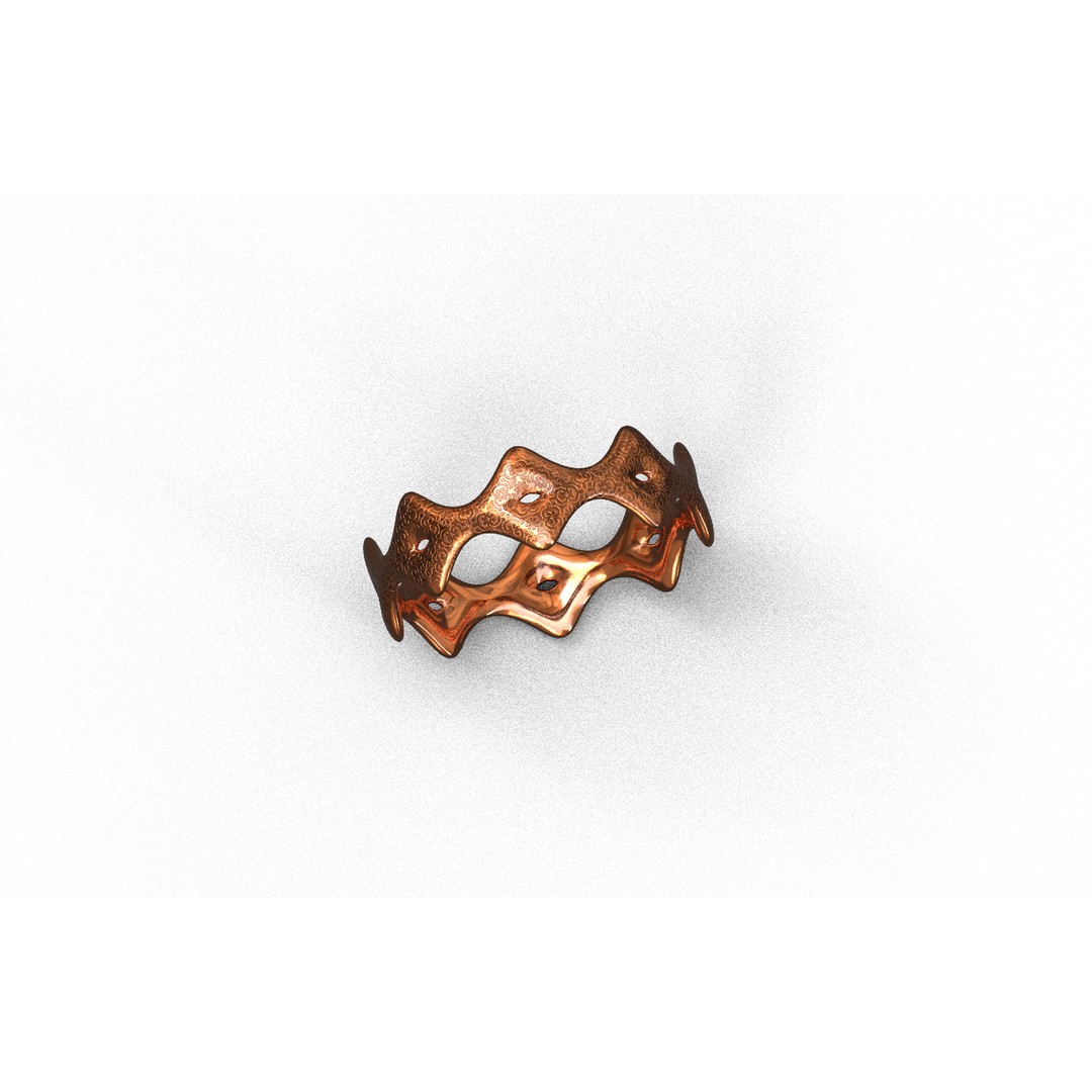 Generic Ring 3D Model – Low Poly PBR Asset for Games & VR - View 44