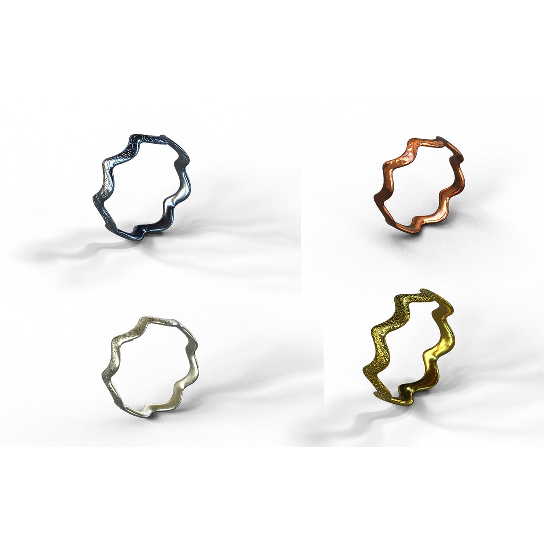 Generic Ring 3D Model – Low Poly PBR Asset for Games & VR - View 45