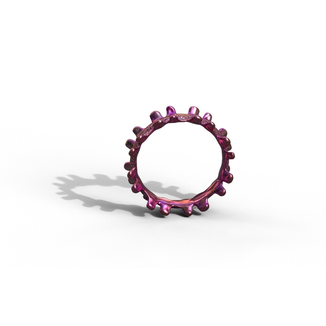 Generic Ring 3D Model – Low Poly PBR Asset for Games & VR - View 7
