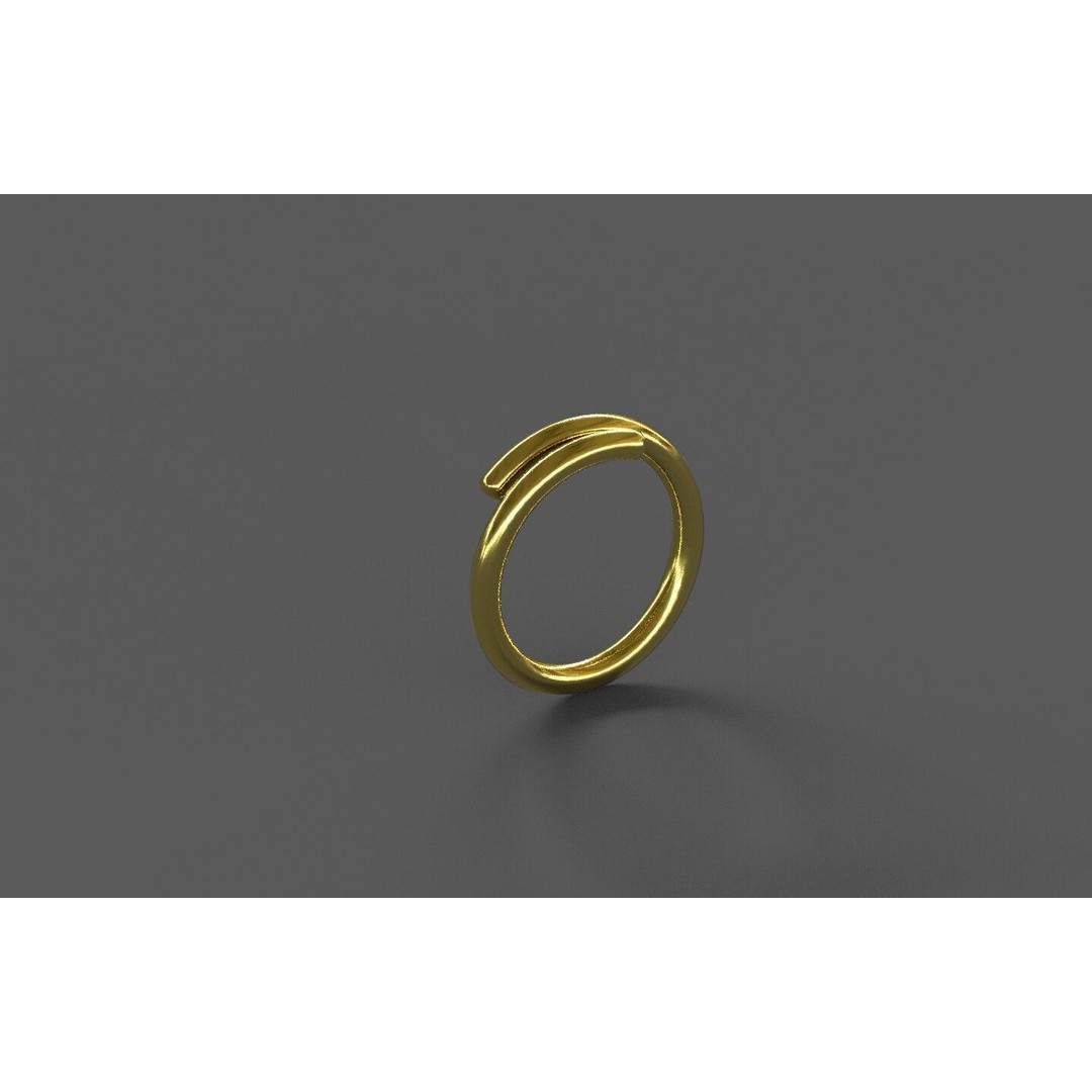 Generic Ring 3D Model – Low Poly PBR Asset for Games, FBX - View 3
