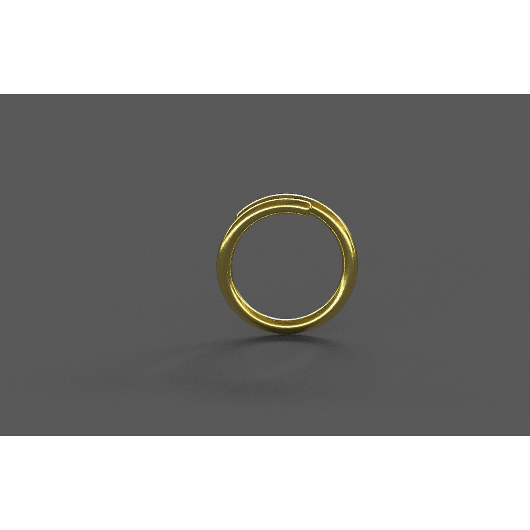 Generic Ring 3D Model – Low Poly PBR Asset for Games, FBX - View 4