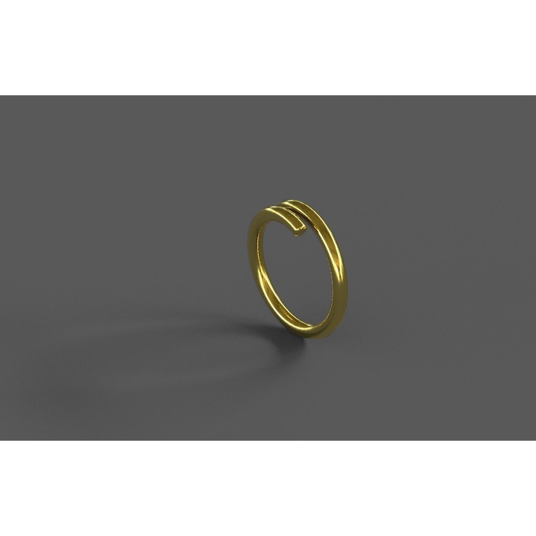 Generic Ring 3D Model – Low Poly PBR Asset for Games, FBX - View 5