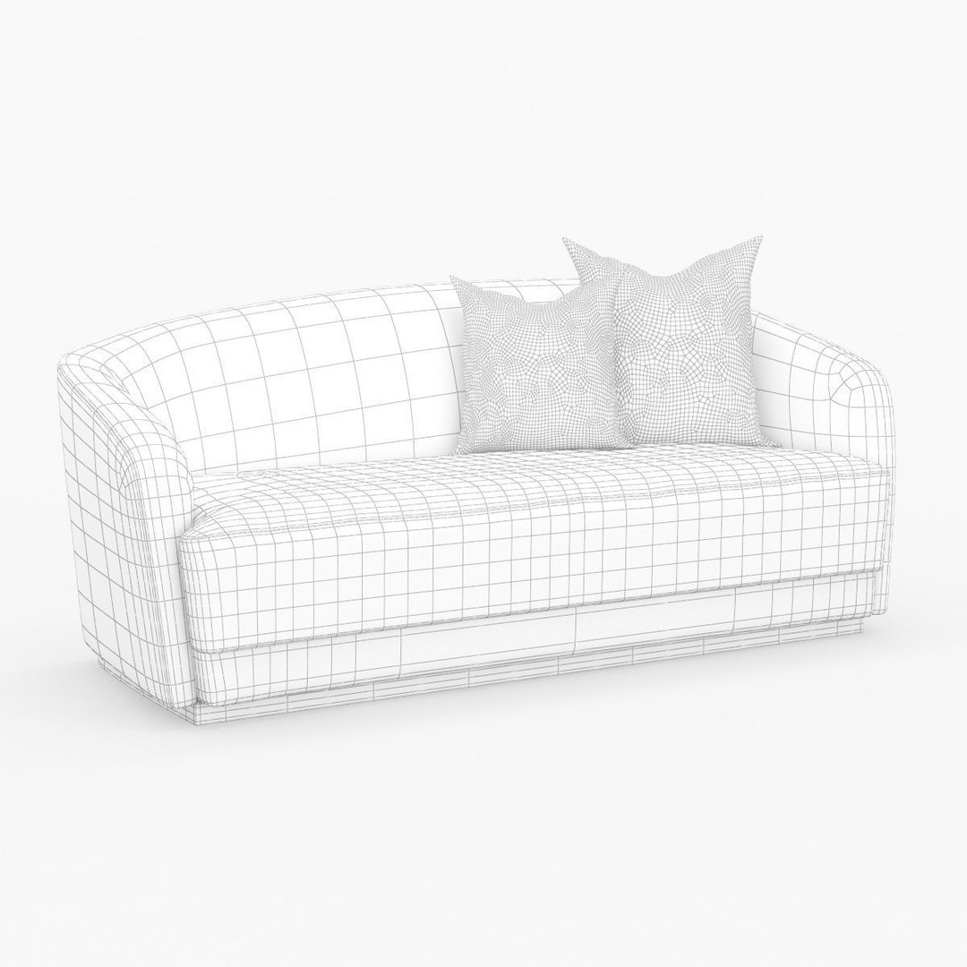Berkley Chaise Longue 3D Model – High Poly, PBR Textured, FBX, OBJ