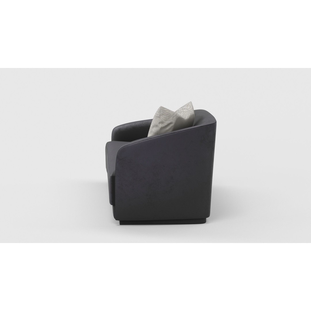 Berkley Chaise Longue 3D Model – High Poly, PBR Textured, FBX, OBJ - View 29