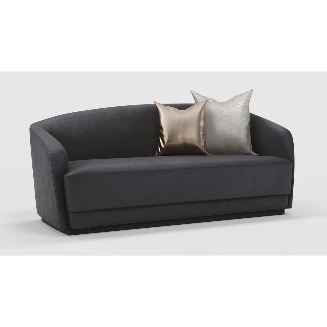 Berkley Chaise Longue 3D Model – High Poly, PBR Textured, FBX, OBJ - View 3