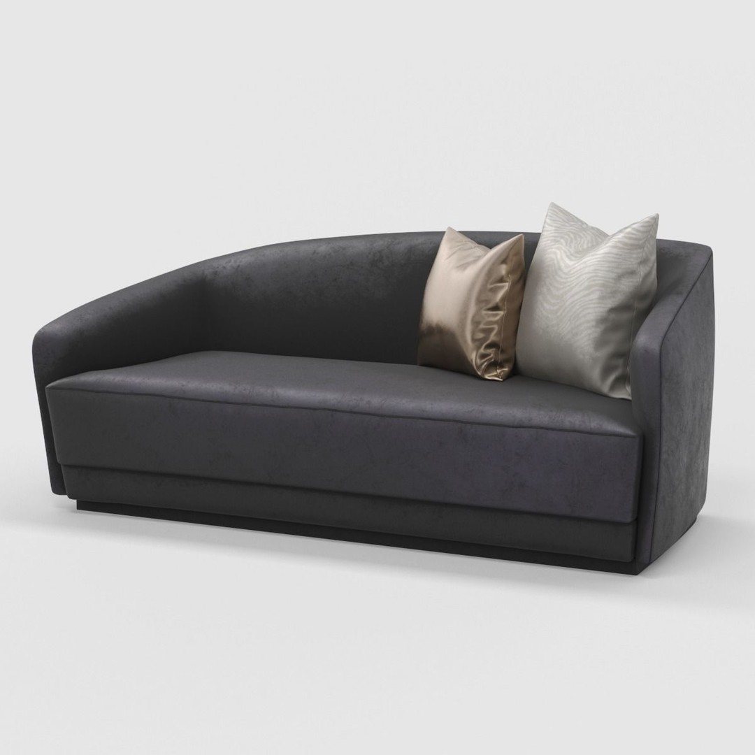 Berkley Chaise Longue 3D Model – High Poly, PBR Textured, FBX, OBJ - View 34