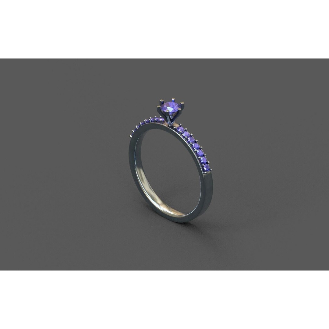 Generic Ring 3D Model – Low Poly PBR Asset, FBX, Game-Ready - View 10