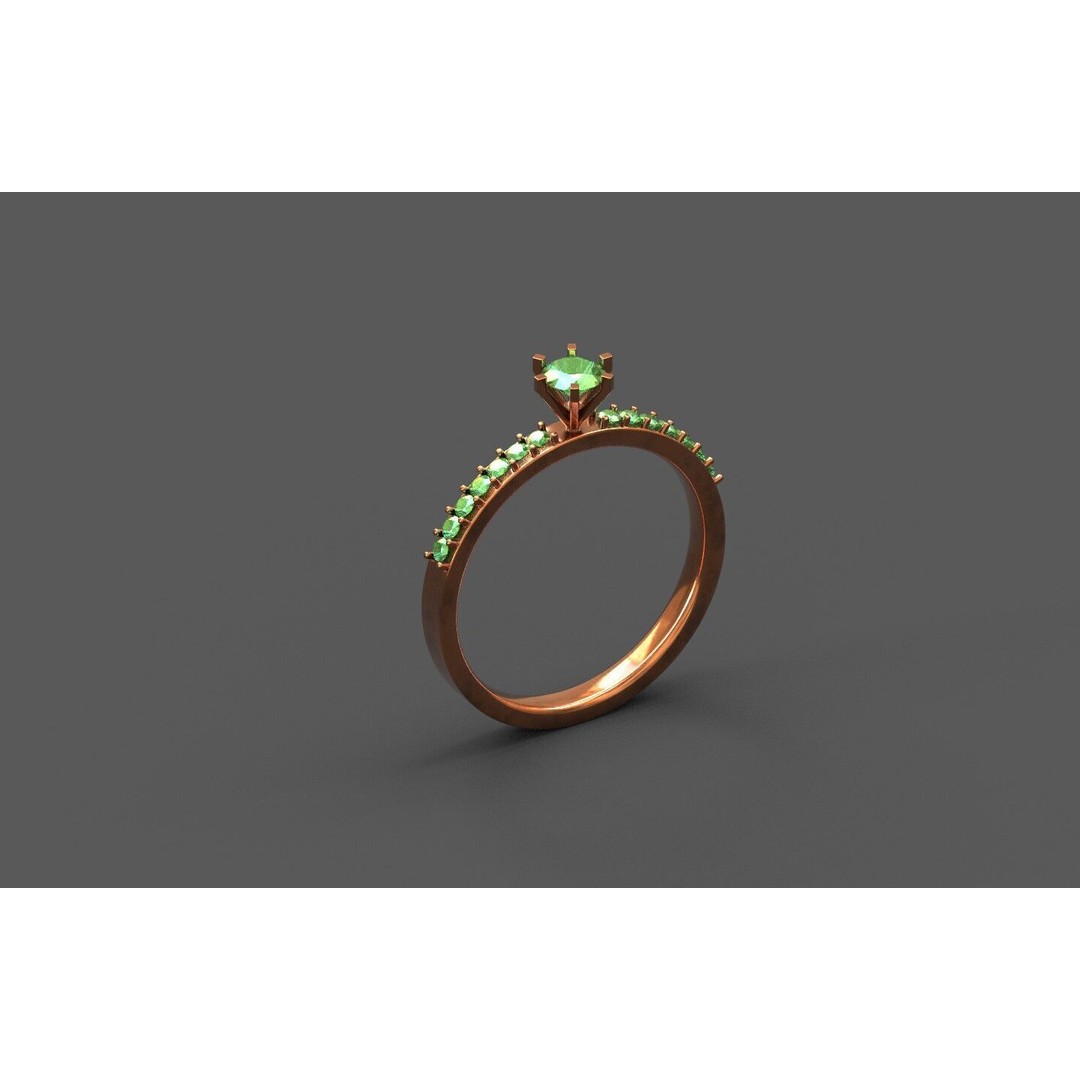 Generic Ring 3D Model – Low Poly PBR Asset, FBX, Game-Ready - View 13