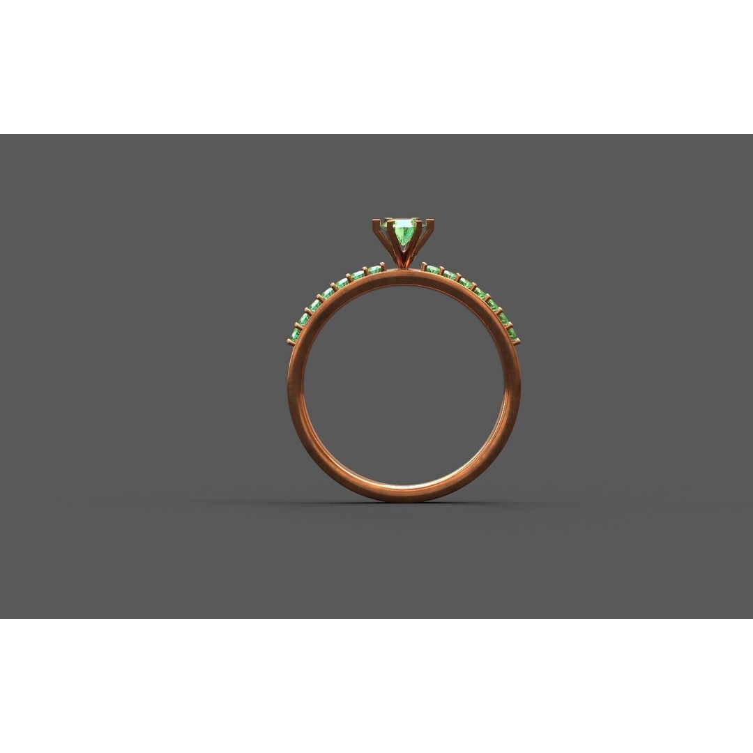 Generic Ring 3D Model – Low Poly PBR Asset, FBX, Game-Ready - View 14