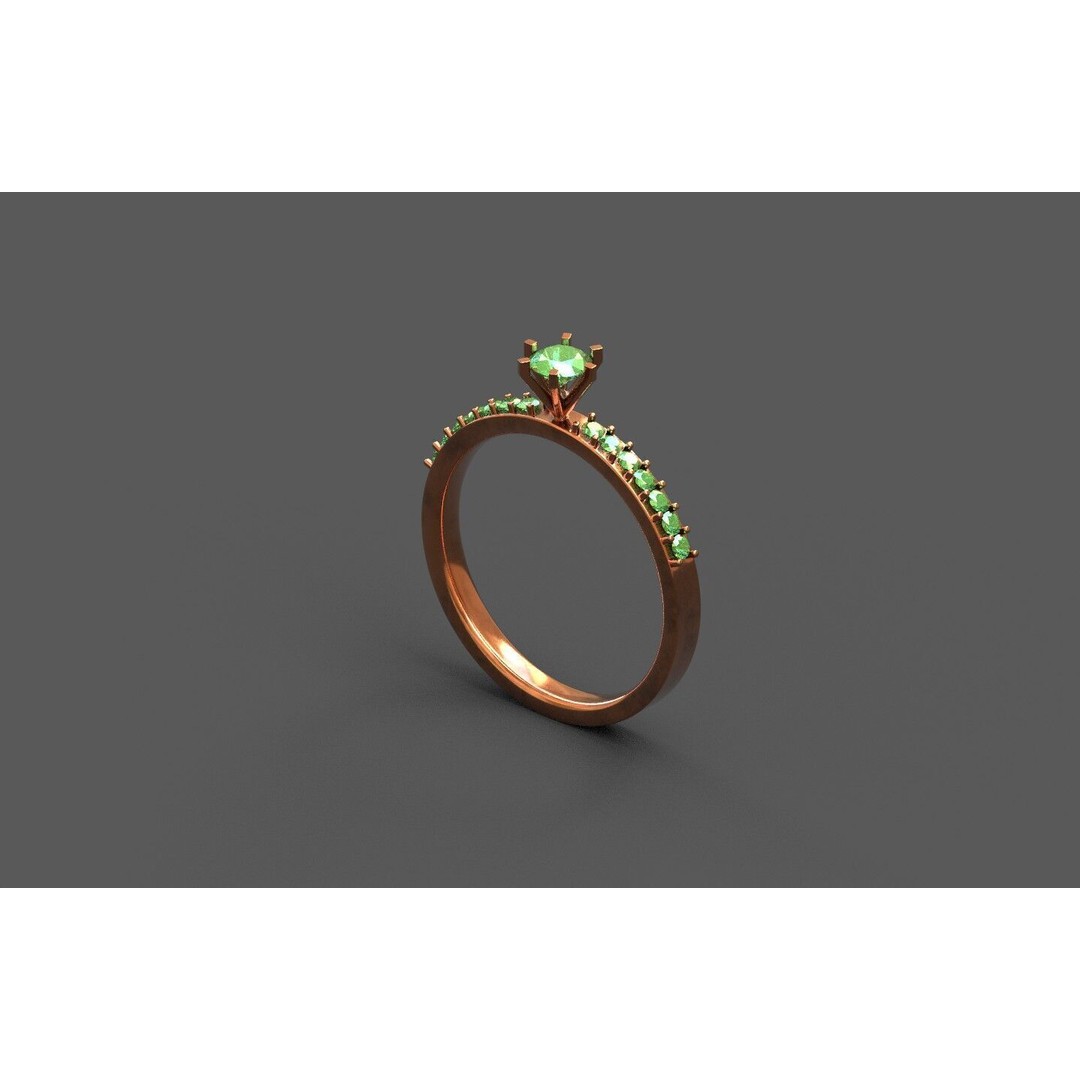 Generic Ring 3D Model – Low Poly PBR Asset, FBX, Game-Ready - View 15