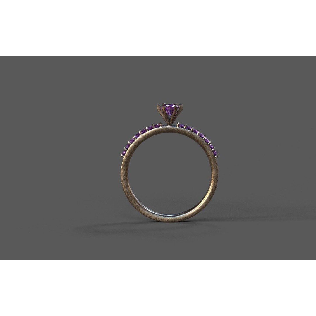 Generic Ring 3D Model – Low Poly PBR Asset, FBX, Game-Ready - View 19
