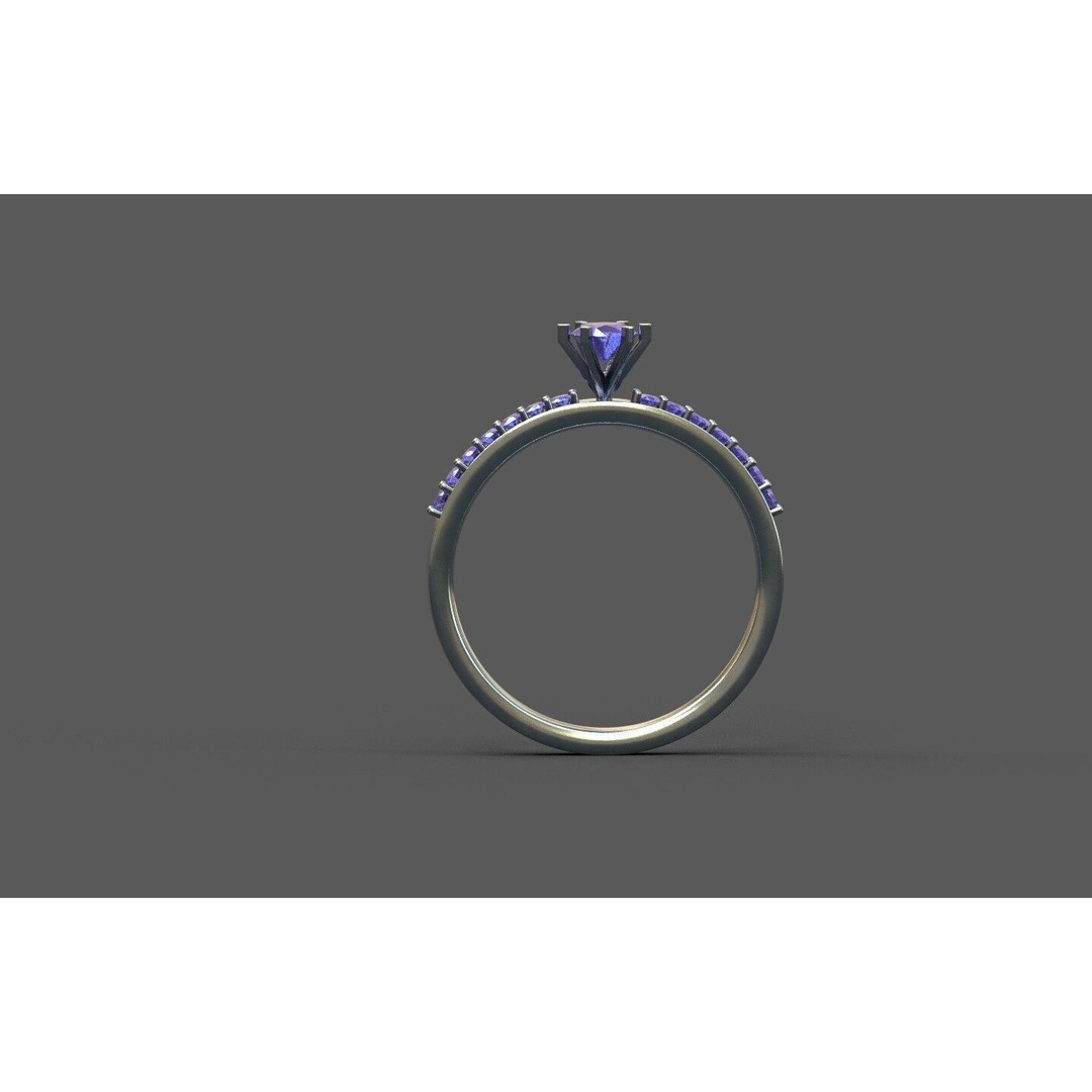 Generic Ring 3D Model – Low Poly PBR Asset, FBX, Game-Ready - View 9