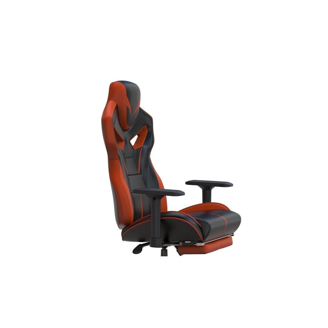 Gaming Chair 3D Model – Low Poly PBR Asset for Interior Use - View 12