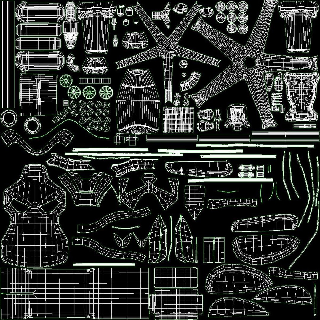 Gaming Chair 3D Model – Low Poly PBR Asset for Interior Use - View 29