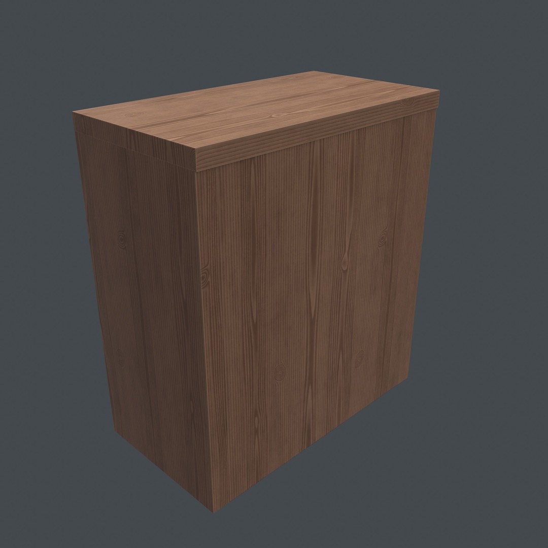 Chest of Drawers 3D Model – Realistic Furniture Asset, PBR Textures - View 8