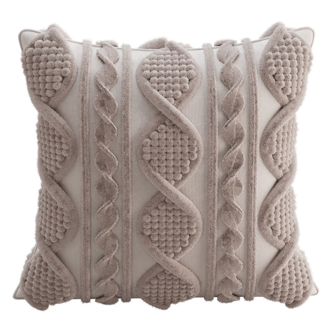 Decorative Pillow 3D Model – Low Poly Interior Asset, OBJ, FBX - View 4