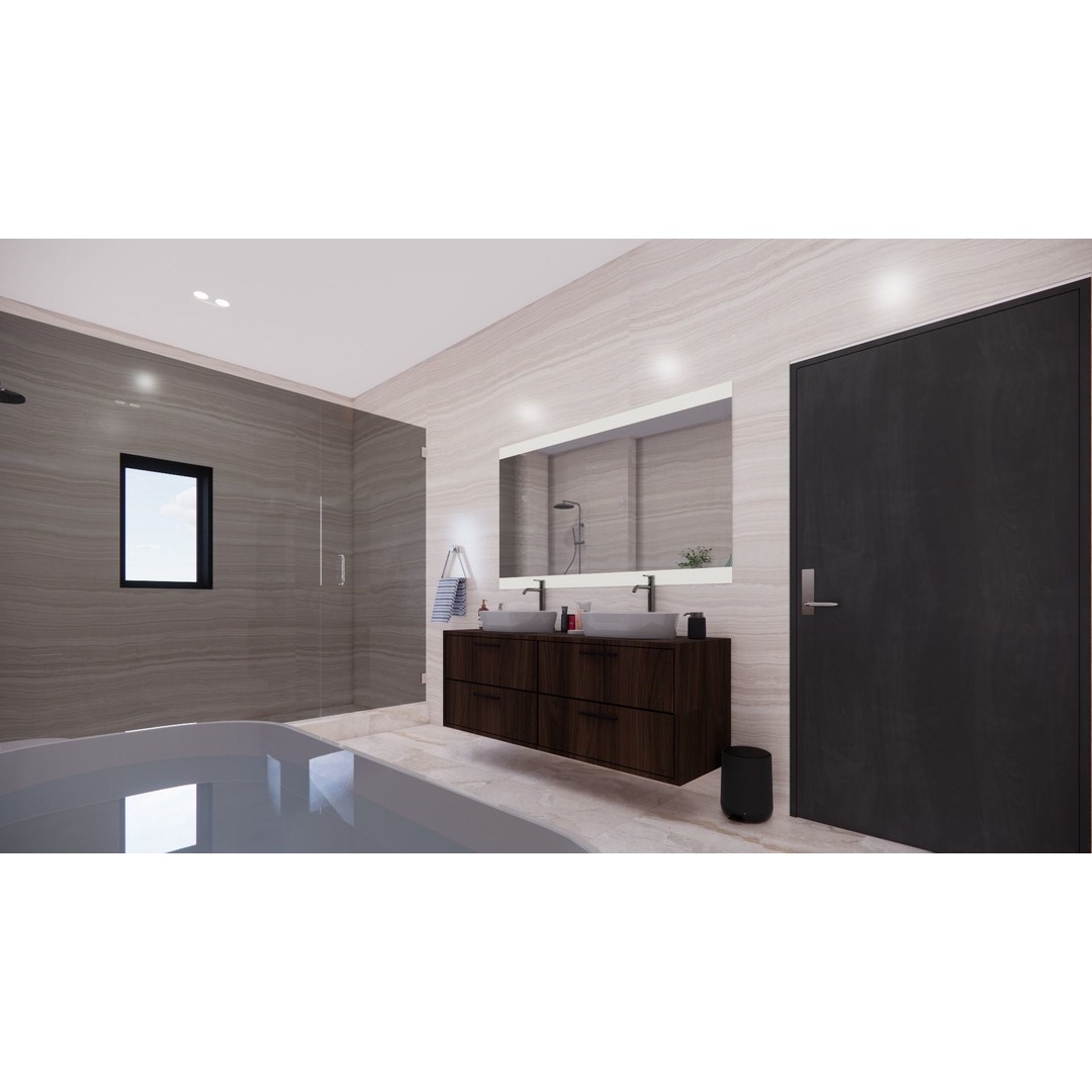 Modern Bedroom and Bathroom 3D Model – V-Ray Ready, FBX, Blender - View 9
