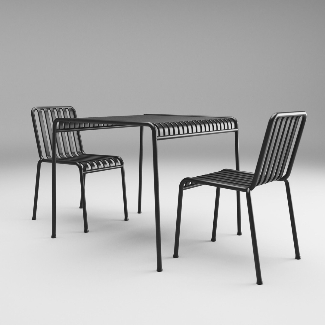 The Palissade Collection 3D Model – Outdoor Furniture Set, V-Ray & OBJ - View 10