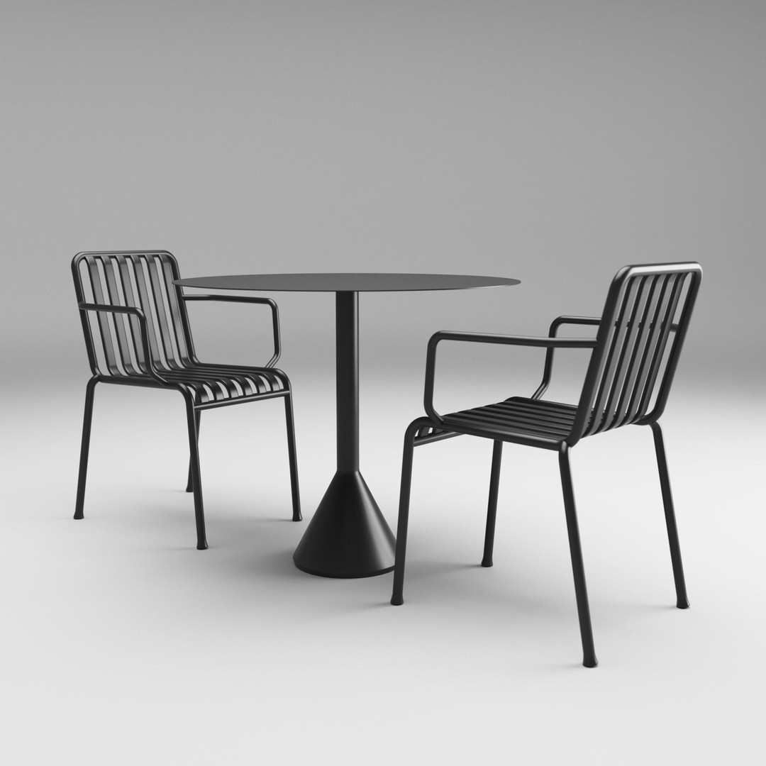 The Palissade Collection 3D Model – Outdoor Furniture Set, V-Ray & OBJ - View 11