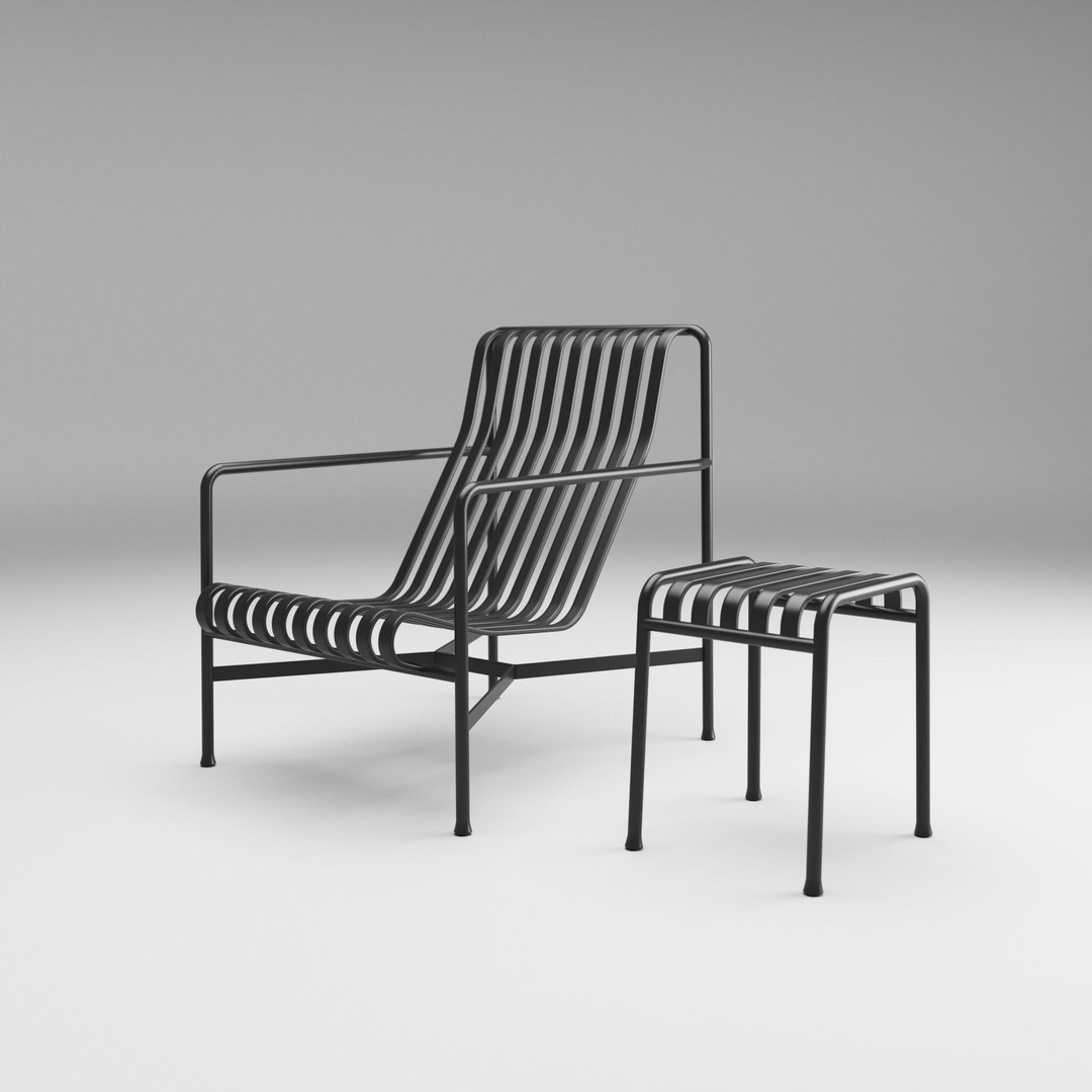 The Palissade Collection 3D Model – Outdoor Furniture Set, V-Ray & OBJ - View 6