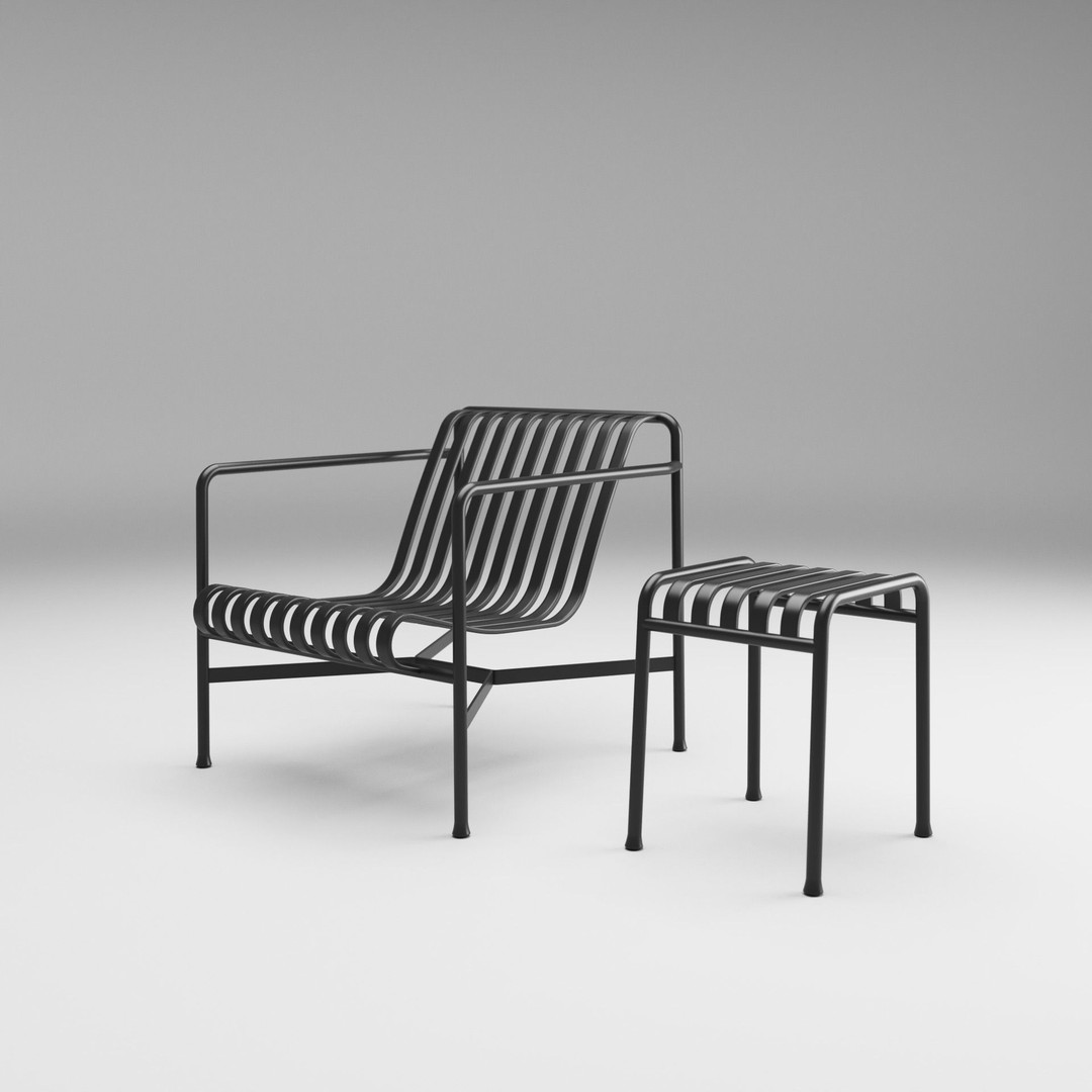 The Palissade Collection 3D Model – Outdoor Furniture Set, V-Ray & OBJ - View 7