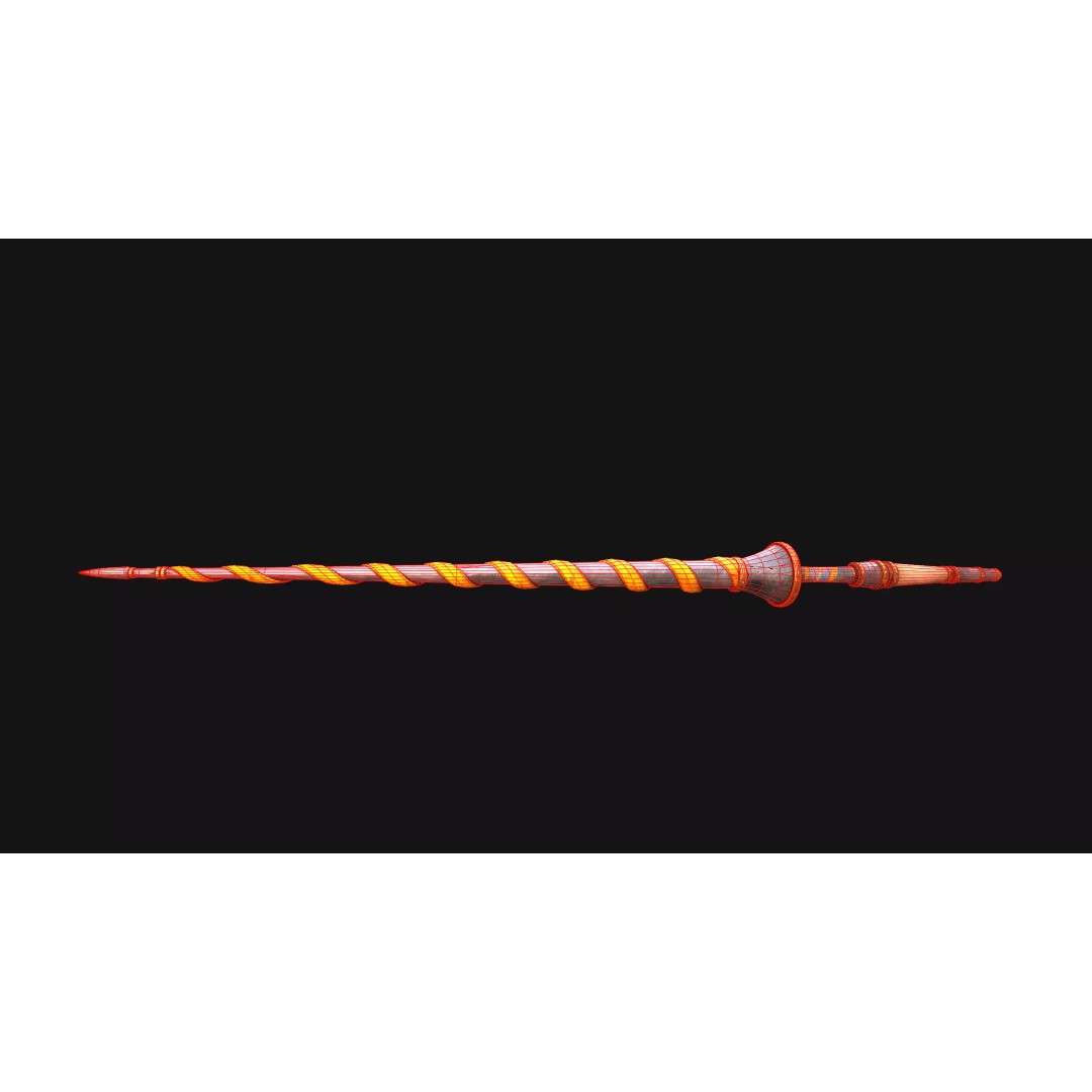 Medieval Lance Rack 3D Model – Low Poly Game Asset, FBX & Blender Formats - View 56