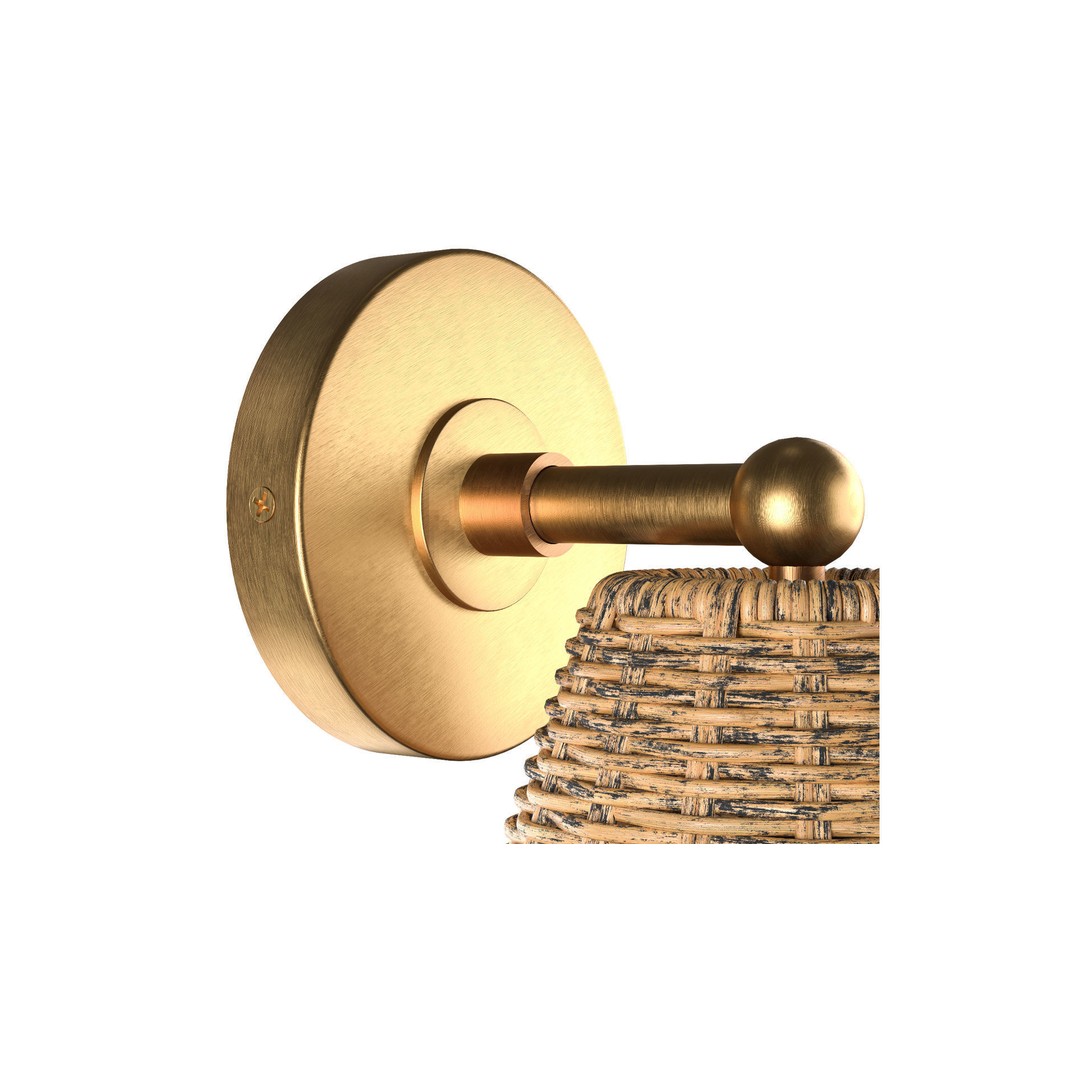 Kismet Hanging Wicker Rattan Sconce 3D Model – High Poly PBR Interior Asset, FBX - View 9