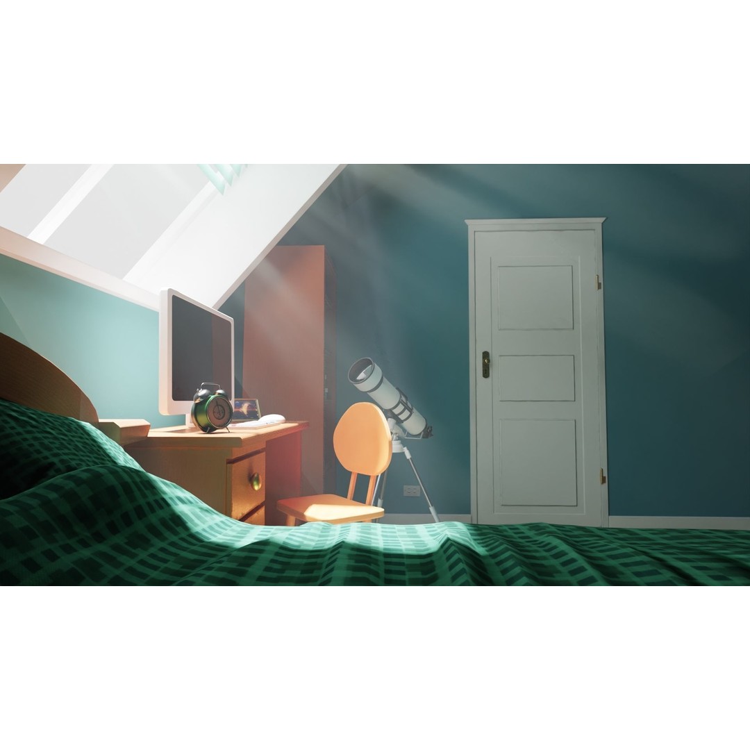 Cartoon Room 003 3D Model – Low Poly Interior Asset, Blender, FBX - View 12