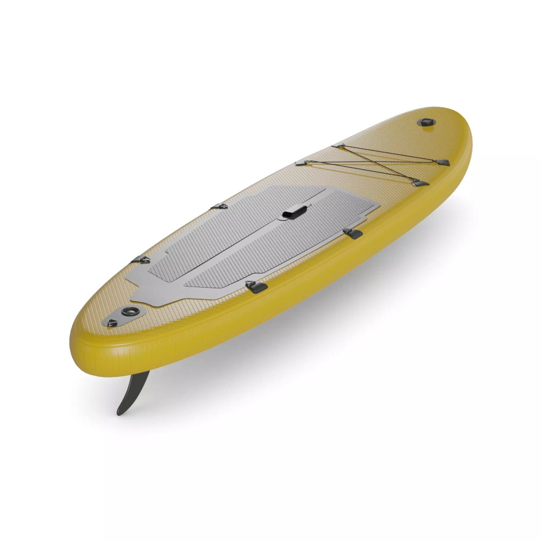 Inflatable Paddleboard 3D Model – Realistic Low Poly Asset, FBX