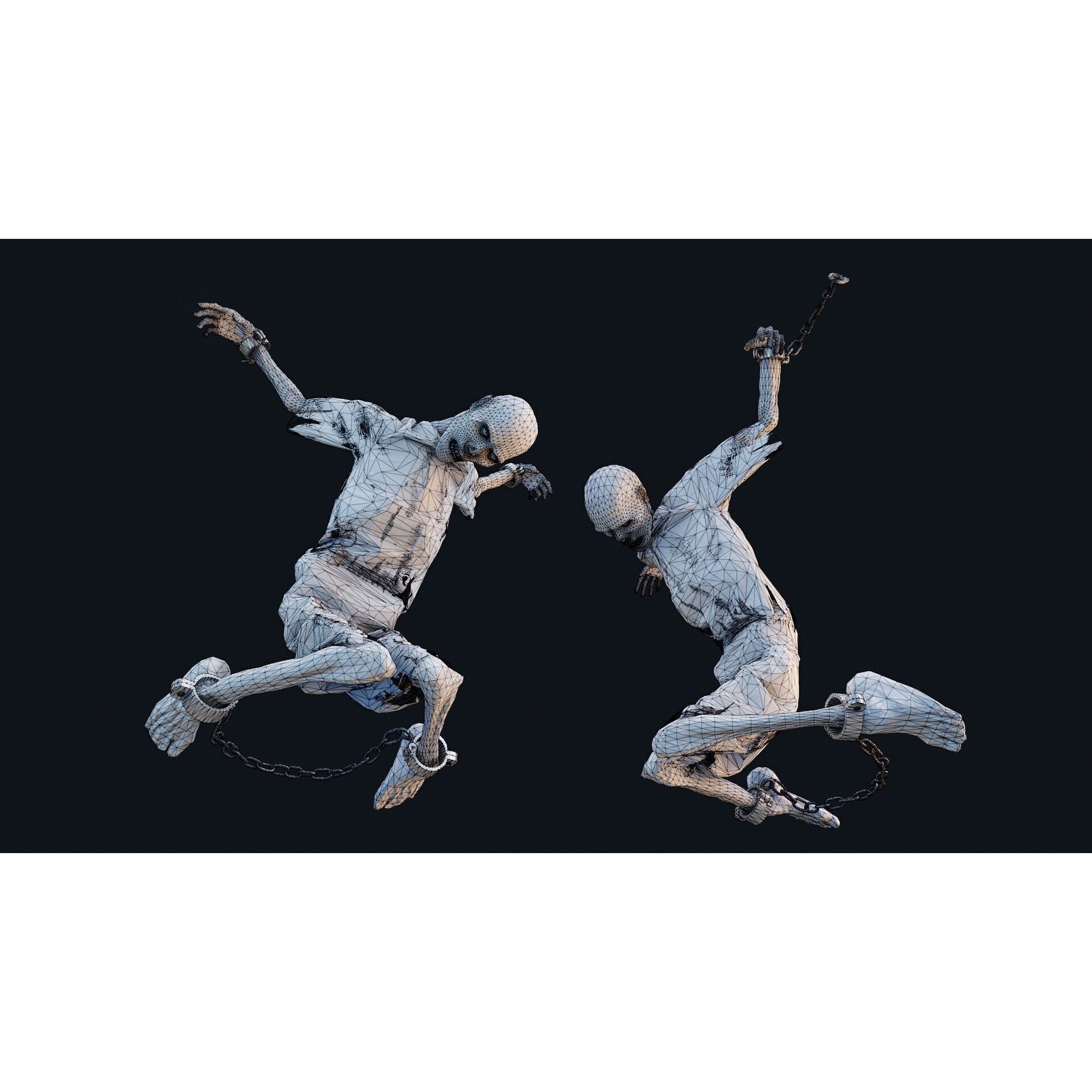Human Corpse 05 - Low-Poly Game-Ready 3D Model