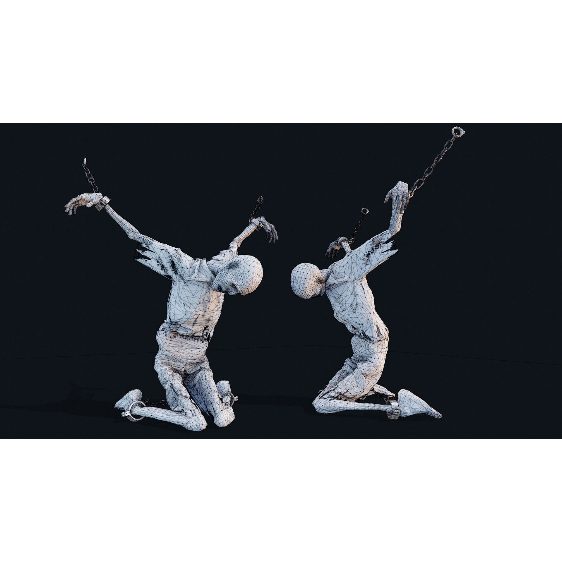 Human Corpse 05 - Low-Poly Game-Ready 3D Model - View 10