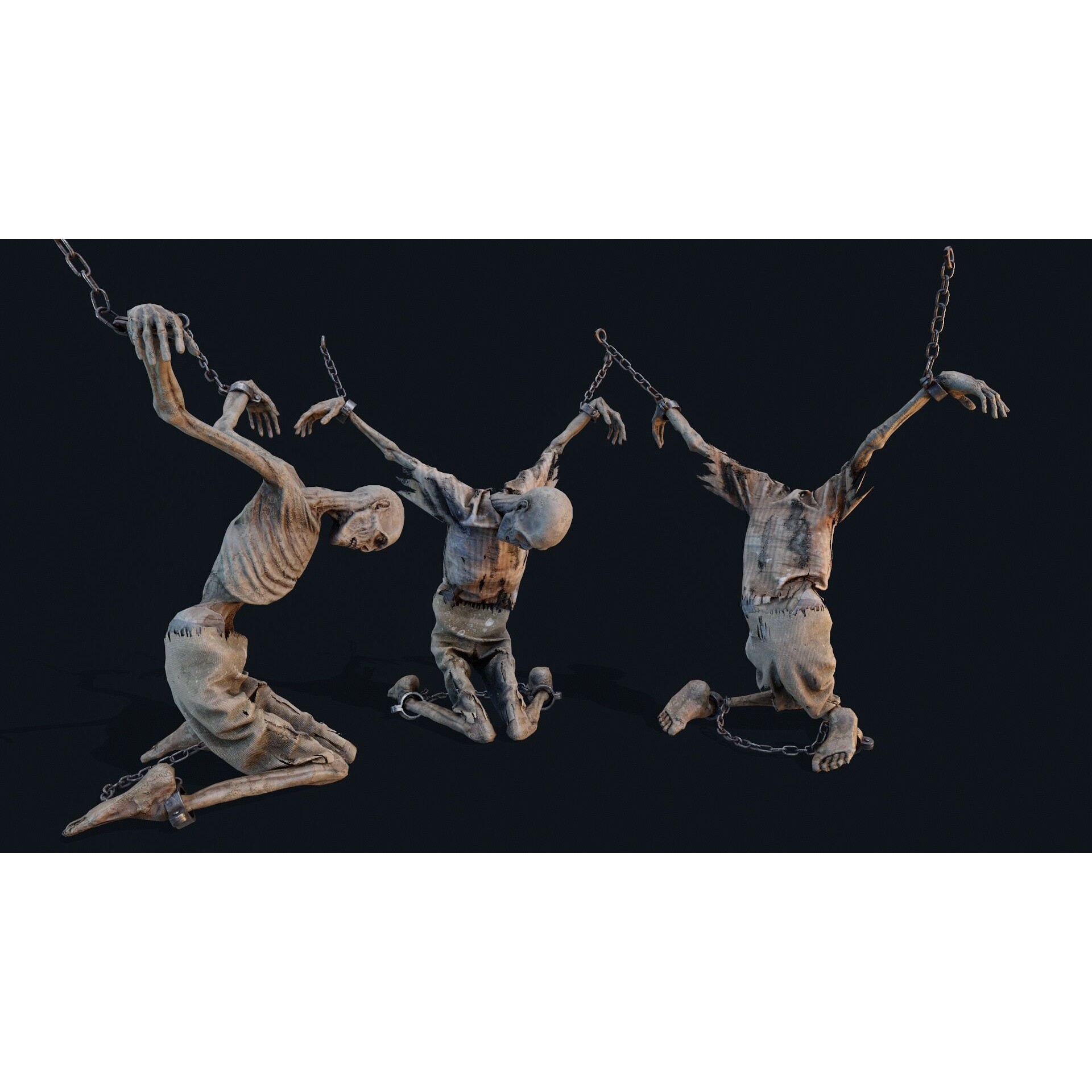Human Corpse 05 - Low-Poly Game-Ready 3D Model - View 5