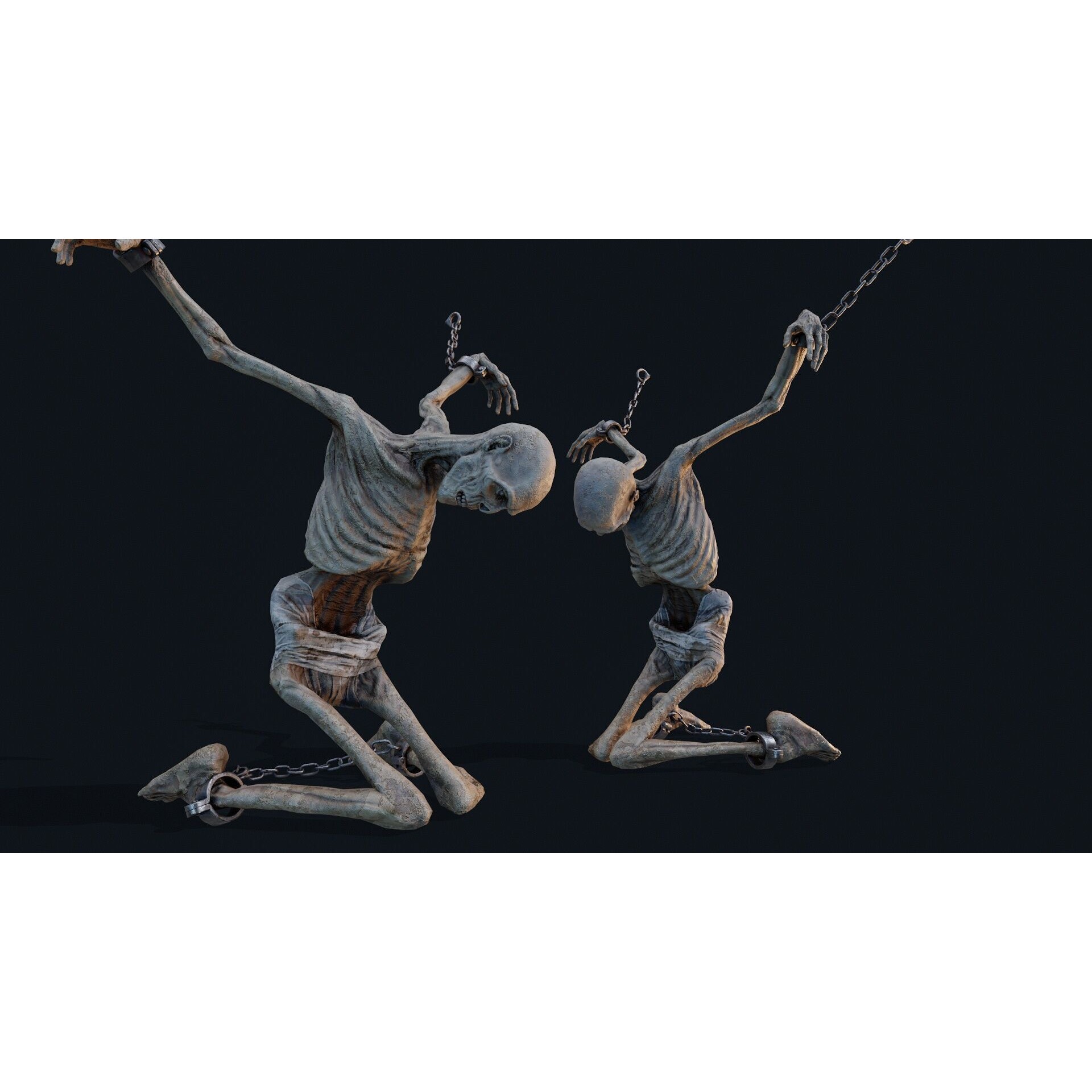 Human Corpse 05 - Low-Poly Game-Ready 3D Model - View 7