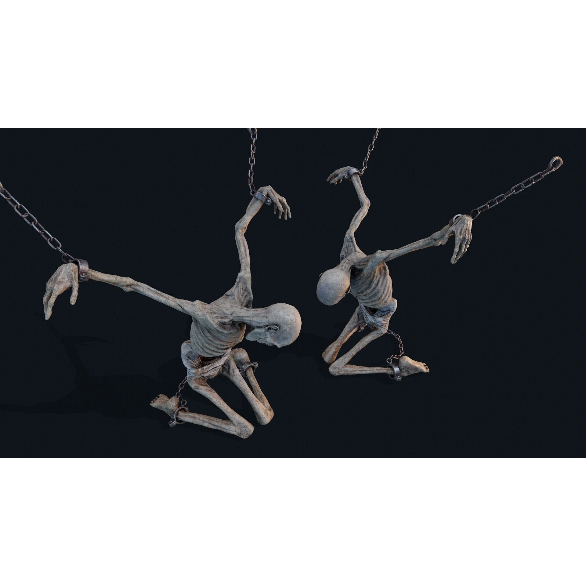 Human Corpse 05 - Low-Poly Game-Ready 3D Model - View 8